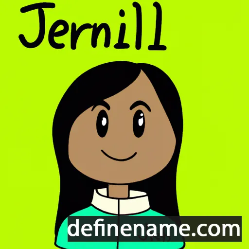 cartoon of the name Jerline