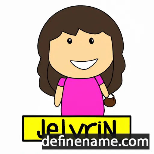 cartoon of the name Jerlyn