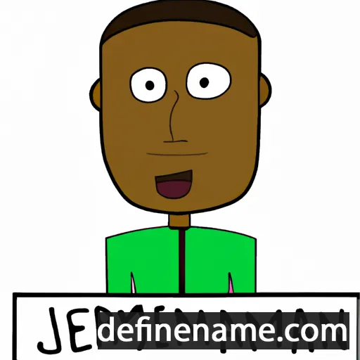 cartoon of the name Jermain