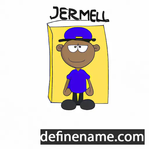 cartoon of the name Jermell