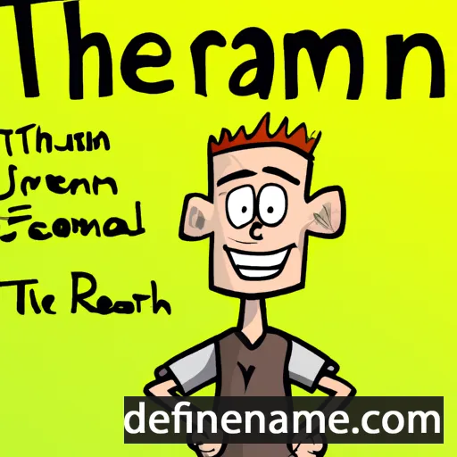 cartoon of the name Jermiah