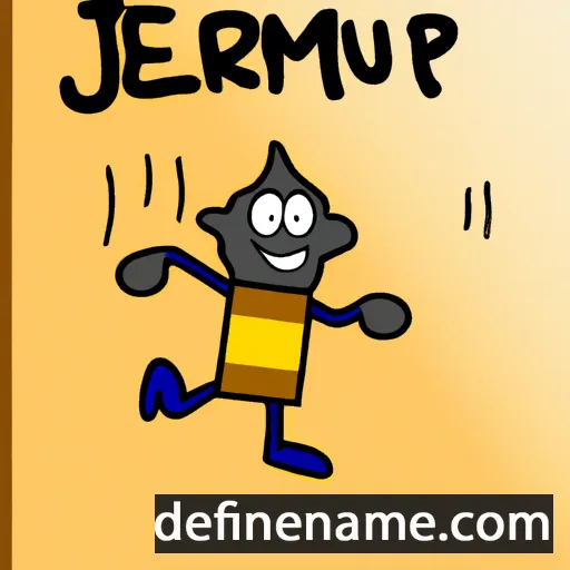 cartoon of the name Jermu