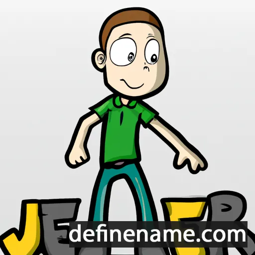 cartoon of the name Jerne