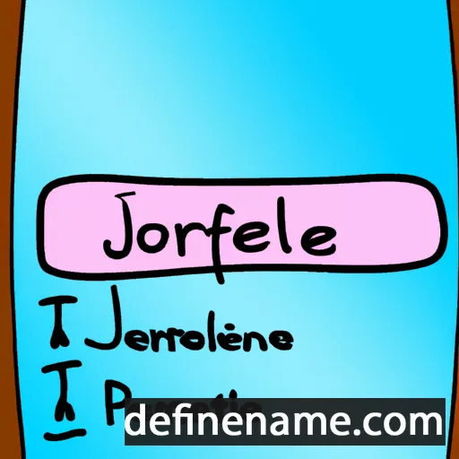 cartoon of the name Jeroline