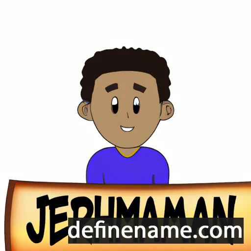 cartoon of the name Jeromiah