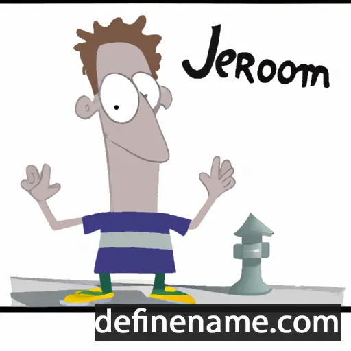 Jeroom cartoon