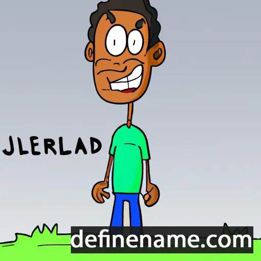 cartoon of the name Jerrald