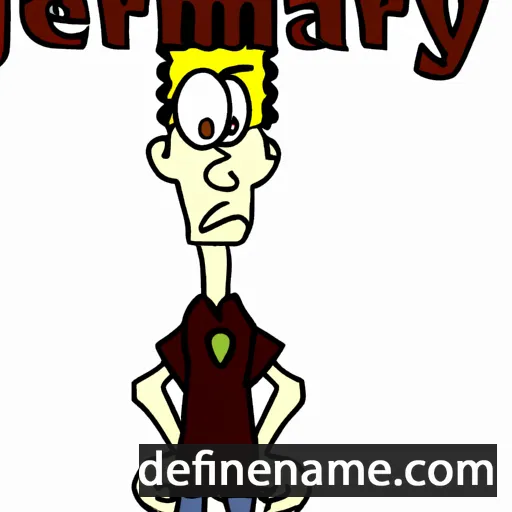 cartoon of the name Jerramy