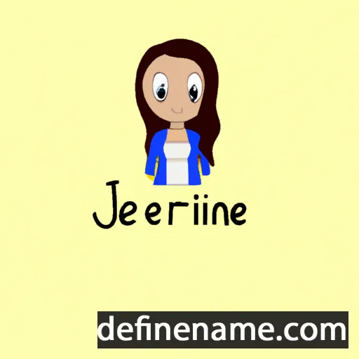 cartoon of the name Jerrianne