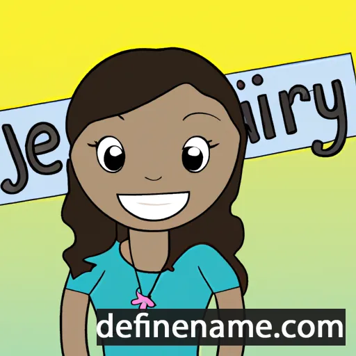 cartoon of the name Jerrilyn