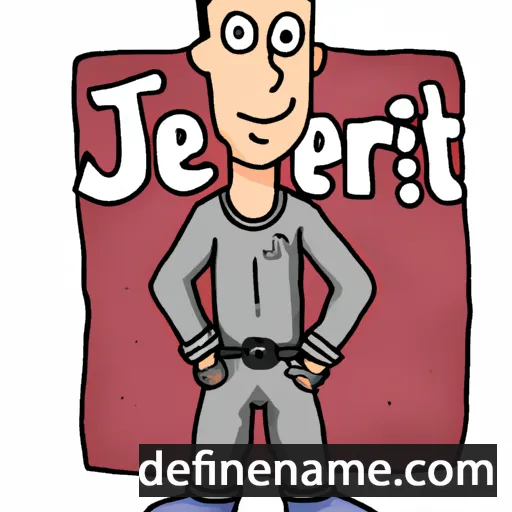 cartoon of the name Jerrit