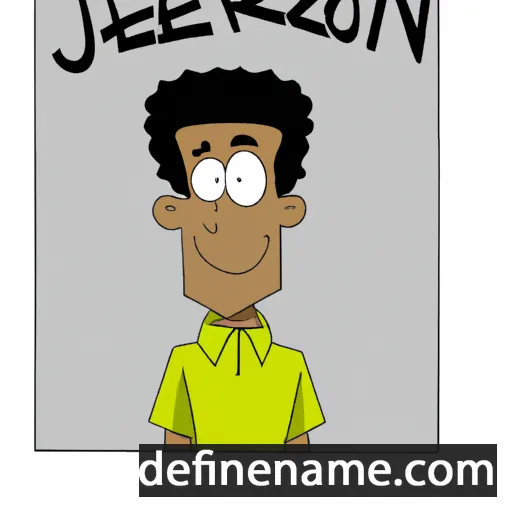 cartoon of the name Jerron