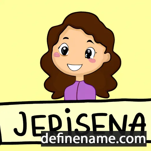 cartoon of the name Jersina