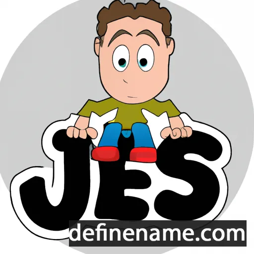 cartoon of the name Jes