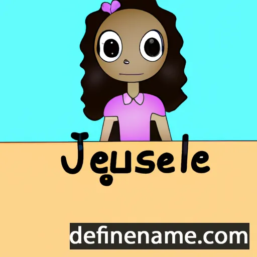 cartoon of the name Jesalique