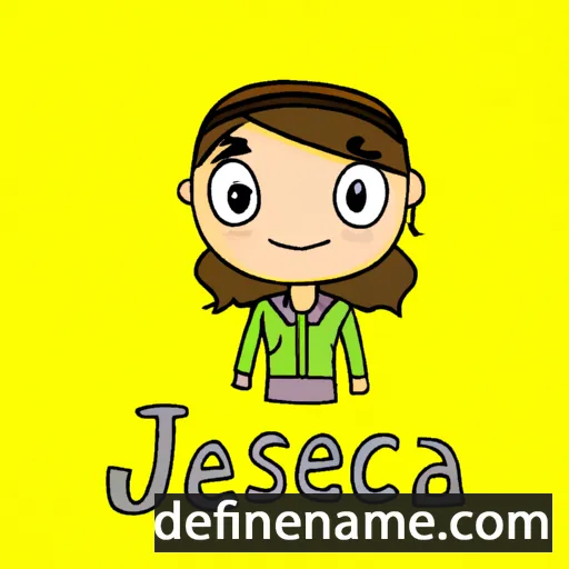 cartoon of the name Jesca