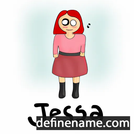 cartoon of the name Jesēnija