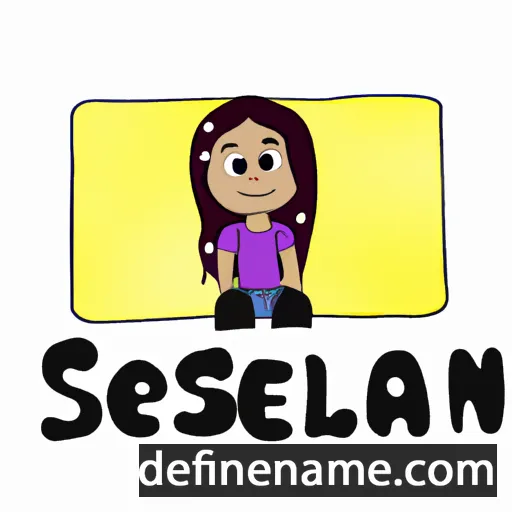 cartoon of the name Jeselena