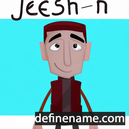 cartoon of the name Jeshen