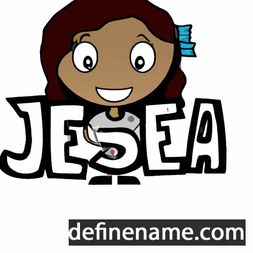 cartoon of the name Jesina