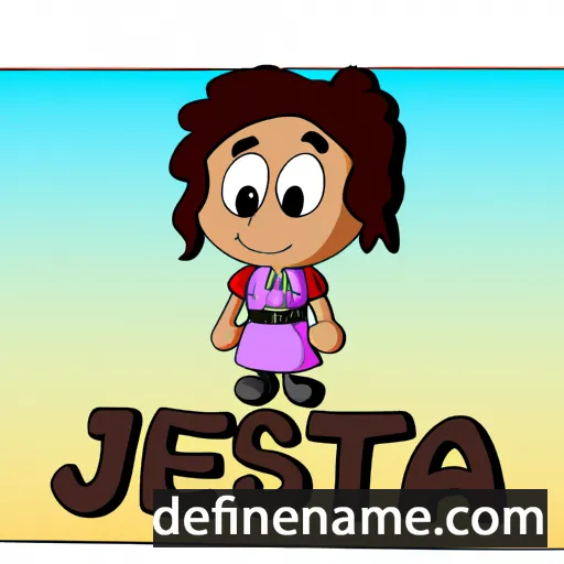 cartoon of the name Jesita