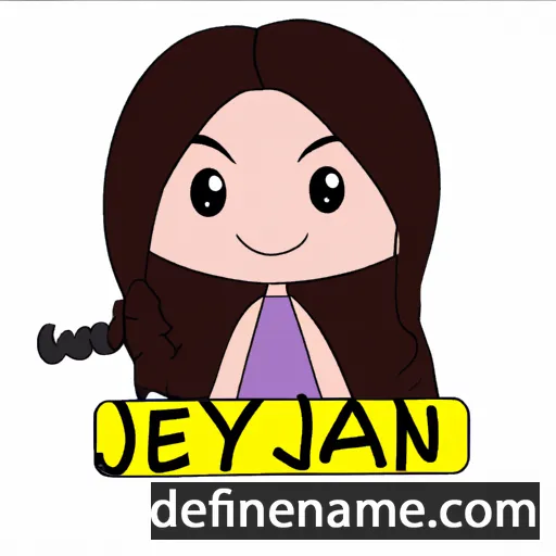 cartoon of the name Jeslyn