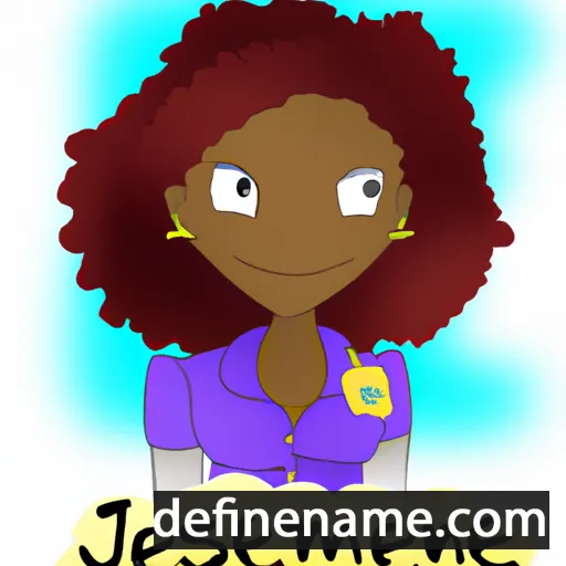 cartoon of the name Jesmaine