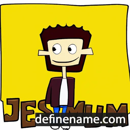 cartoon of the name Jesmuel