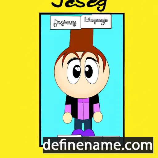 cartoon of the name Jessag