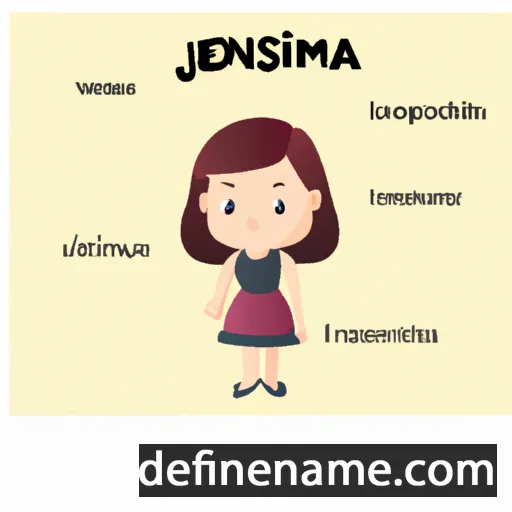 cartoon of the name Jessamina