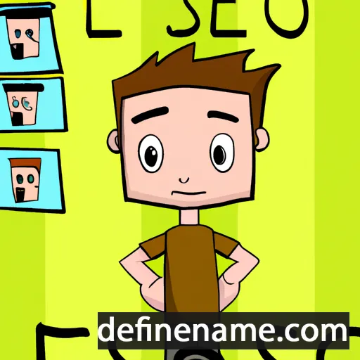 cartoon of the name Jessee