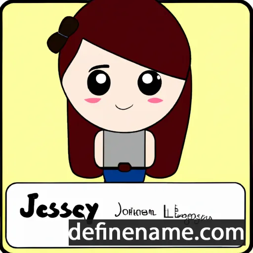 cartoon of the name Jesselyn