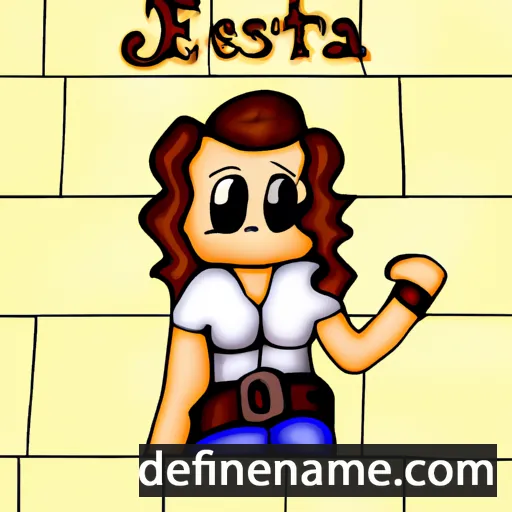 cartoon of the name Jessetta