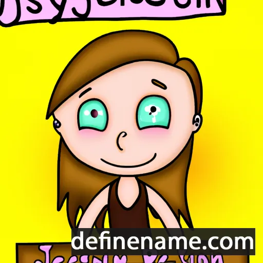 cartoon of the name Jessicalynn