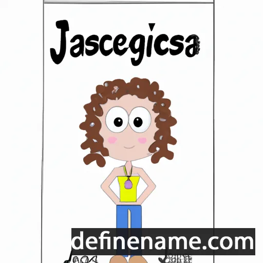 cartoon of the name Jessicca