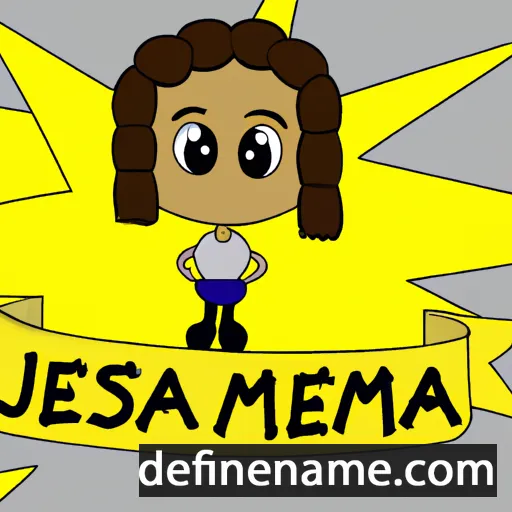 cartoon of the name Jessima