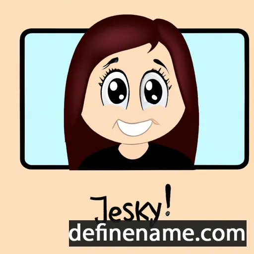 cartoon of the name Jessyka