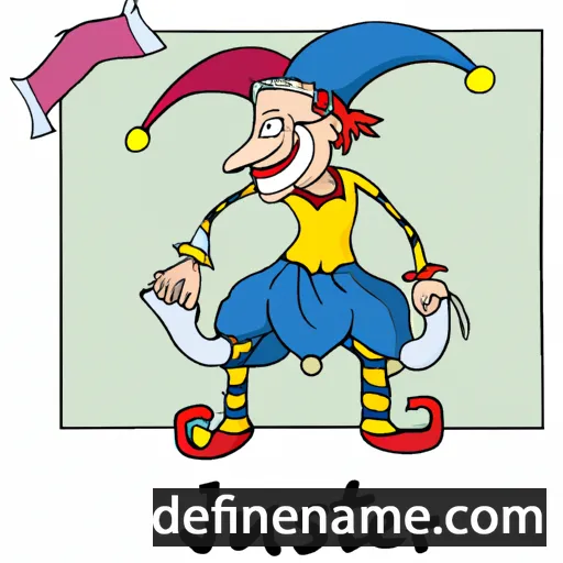 cartoon of the name Jester