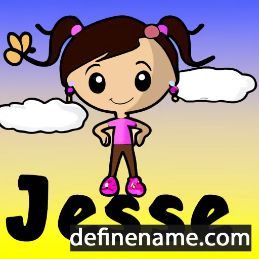 cartoon of the name Jeszie