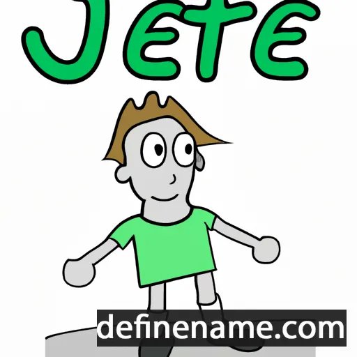 cartoon of the name Jete