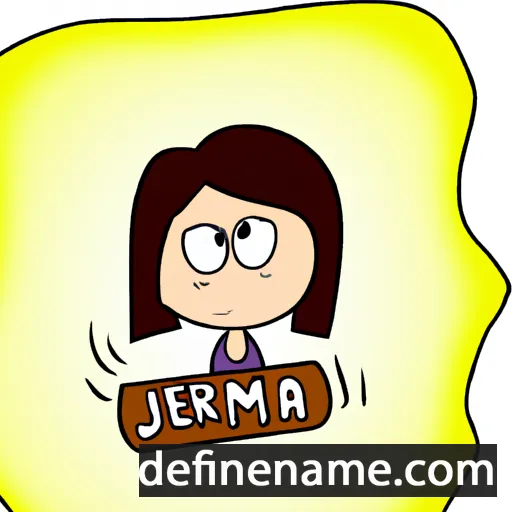 cartoon of the name Jetmira