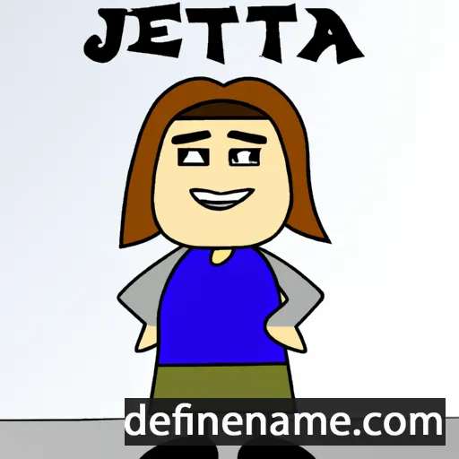 cartoon of the name Jetta