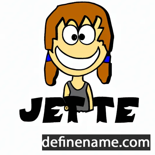 cartoon of the name Jette