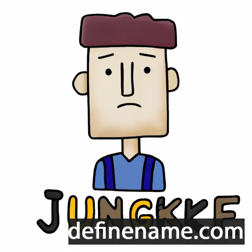 cartoon of the name Jeunguk