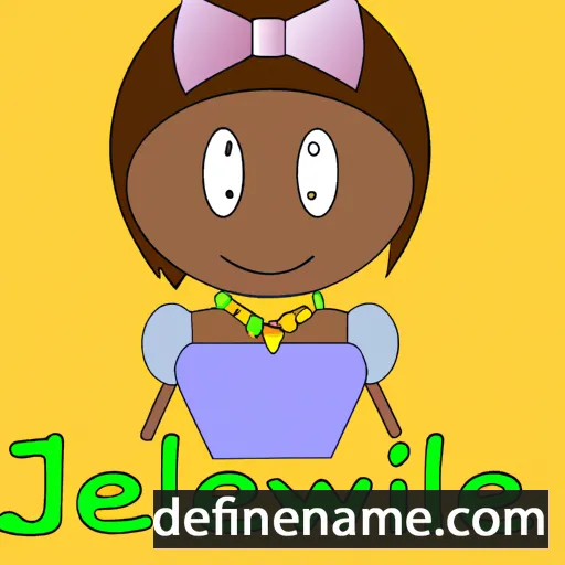 cartoon of the name Jewellie