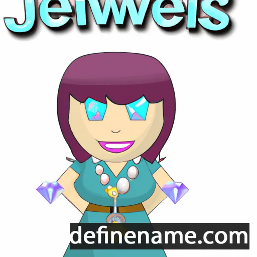 cartoon of the name Jewels