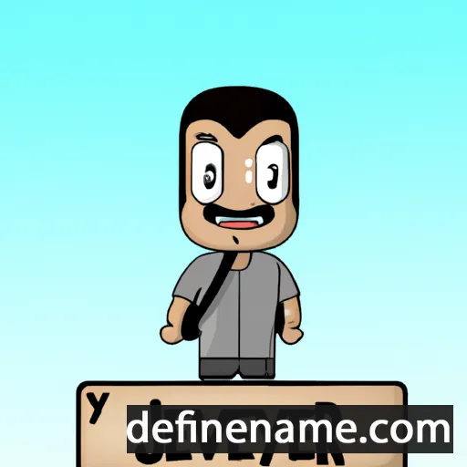 cartoon of the name Jeyvier