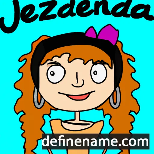 cartoon of the name Jezalinda