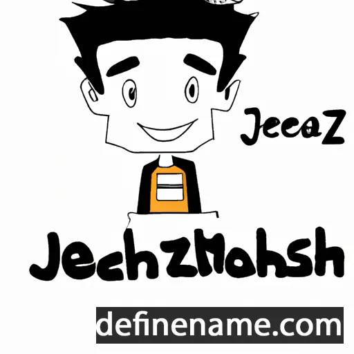 cartoon of the name Jeziah