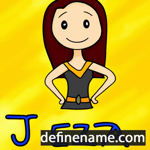 cartoon of the name Jezina